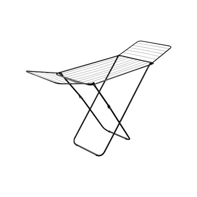 Сушилка металлическая напольная для белья 18 м 90*55*180 см черный Baizheng