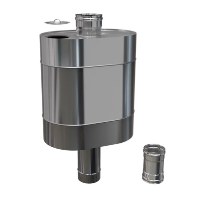 Бак эллиптический Таймыр 61л на трубе Ф115 (AISI 201/1.0) FERRUM