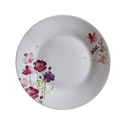 Тарелка фарфоровая обеденная 23 см Лютики Мфк