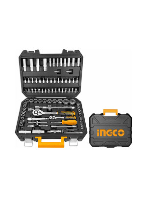Набор головок 94 предмета с трещоткой. 1/4+1/2  INGCO HKTS42941 INDUSTRIAL