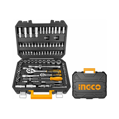 Набор головок 94 предмета с трещоткой. 1/4+1/2 INGCO HKTS42941 INDUSTRIAL Набор головок 94 предмета с трещоткой. 1/4+1/2 INGCO HKTS42941 INDUSTRIAL