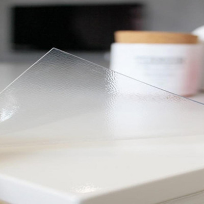 Клеенка силиконовая прозрачная рифленая 0,8*20 м 1,5 мм Dekorelle