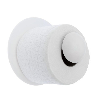 Держатель пластиковый для туалетной бумаги Aqua снежно белый Berossi