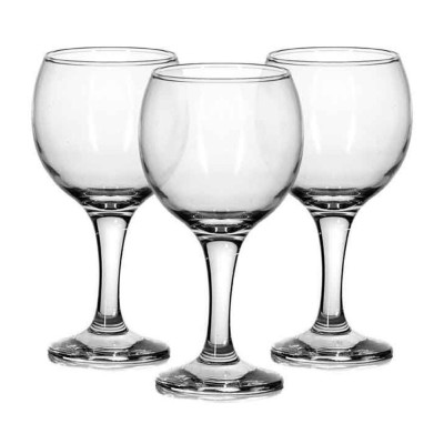 Набор стеклянный бокалов 3 пр 275 мл для воды Bistro Pasabahce Набор стеклянный бокалов 3 пр 275 мл для воды Bistro Pasabahce