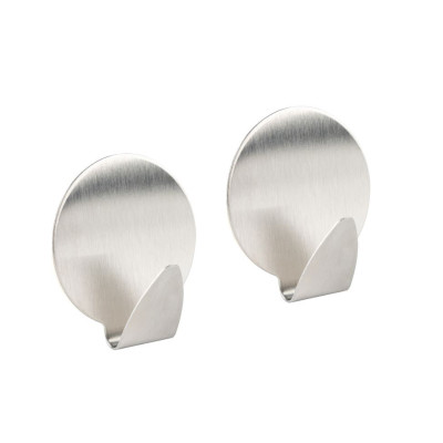 Набор металлических крючков 2 шт самоклеящиеся 4*3,5 см Круг Рыжий кот