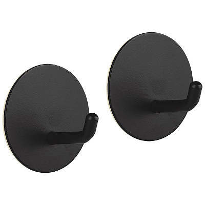 Набор металлических крючков 2 шт самоклеящиеся 4.5*4,5*2,5 см Круг Рыжий кот