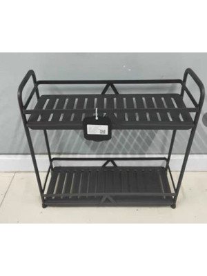 Полка металлическая для ванной 2-х ярусная 34*14*37 см BD-HP611 Baizheng