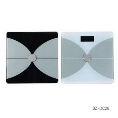 Весы напольные электронные стекло 180 кг 28*28 см дисплей микс Baizheng