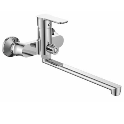 Смеситель для ванны однорычажный Accoona A7164 хром излив 30см Смеситель для ванны однорычажный Accoona A7164 хром излив 30см