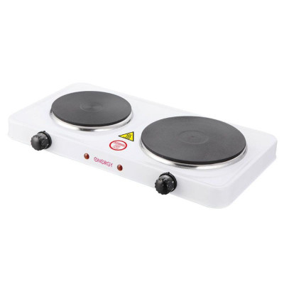 Электроплита двухконфорочная 2,5 кВт диск белый EN-903 Energy
