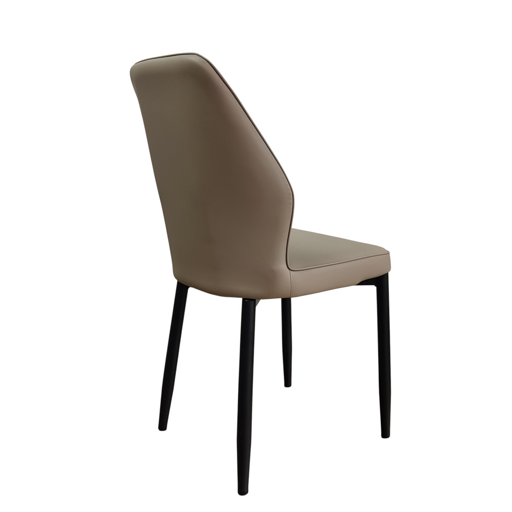 Стул металлический Baizheng BZ-103 87×44×45 см, искусственная кожа, бежевый, до 150 кг