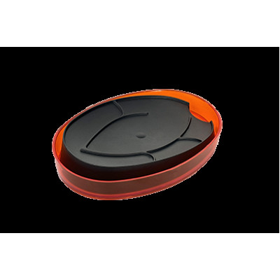 Мыльница пластиковая открытая 133*94*26 мм апельсин Boho Berossi