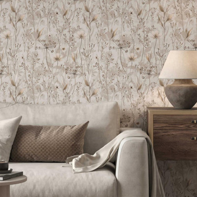 12273 Лен обои симплекс на бум.основе 0,53*10 (Гомель Фокс) 24