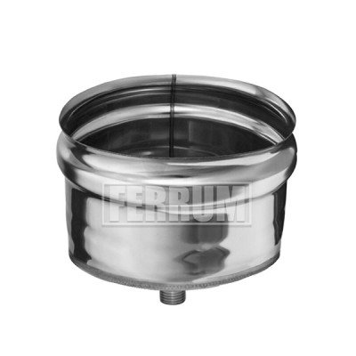 Конденсатоотвод для трубы 430/0,5 мм нерж Ф115 внеш. FERRUM Конденсатоотвод для трубы 430/0,5 мм нерж Ф115 внеш. FERRUM