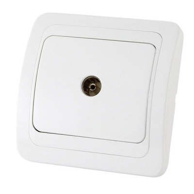 Розетка ТВ простая (0-2400Гц Розетка ТВ простая (0-2400Гц