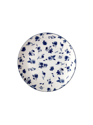 Тарелка фарфоровая обеденная 24 см Blue calico Коралл Тарелка фарфоровая обеденная 24 см Blue calico Коралл