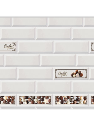 Фартук ПВХ Керамика Choco 600*3000*0,75мм