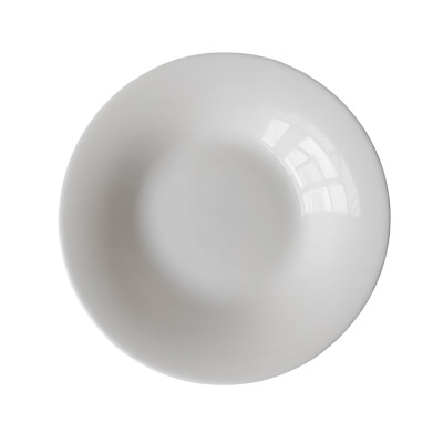 Тарелка стеклокерамическая суповая 21,5 см белый Blank Коралл