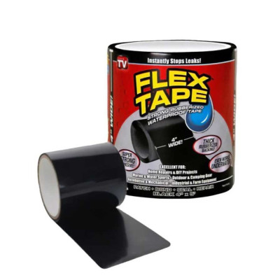 Нано-лента клейкая 10*152 см черный Flex Tape Baizheng