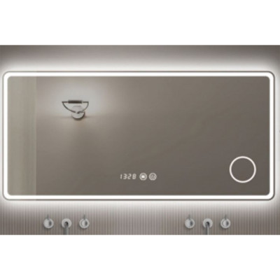 Зеркало настенное для ванной 60*80 см LED подсветка антизапотевание CU-D010 Baizheng