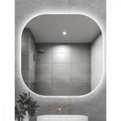 Зеркало настенное для ванной 70*70 см LED подсветка антизапотевание CU-D055B Baizheng