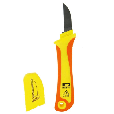 Нож монтерский с прямым лезвием, диэлектрический, НМИ-02 Нож монтерский с прямым лезвием, диэлектрический, НМИ-02