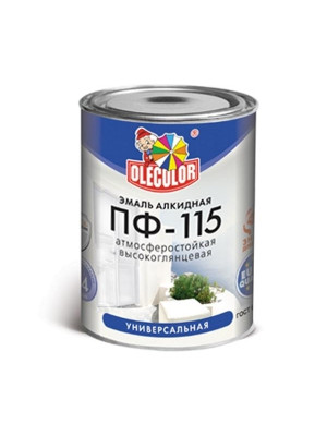 Эмаль алкидная ПФ-115 OLECOLOR розовая 0,8 кг