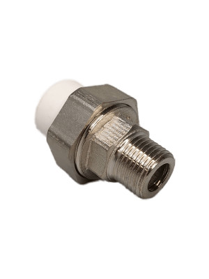 Американка d20 х 1/2 M нар. полипропилен AS