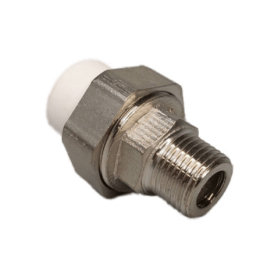 Американка d20 х 1/2 M нар. полипропилен AS