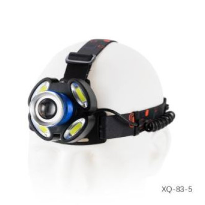 Фонарь налобный 5,5*6,6*3,5 см 1600 мАч USB аккум вращающаяся фокусир 4 режима XQ-83 Baizheng