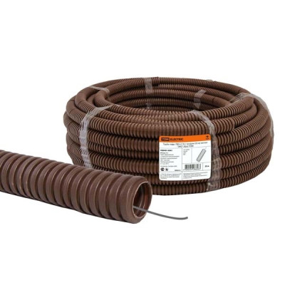 Труба гофрированная  ПВХ d20 с зондом ЭКО бук TDM