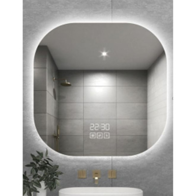 Зеркало для ванной 60*60 см LED подсветка антизапотевание CU-D055A Baizheng