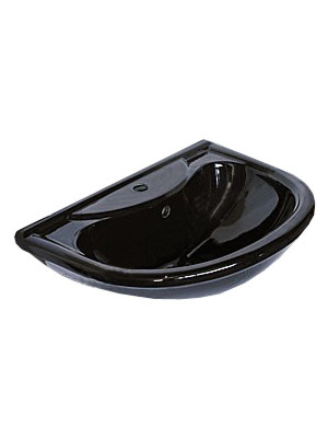 Умывальник Престиж, с отверстием, Черный, 74 кат. 1