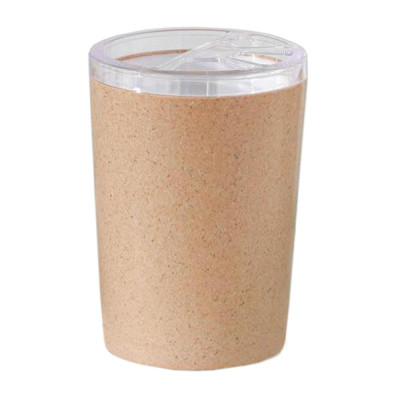 Подставка пластиковая 7,8*7,8*10,8 см для зубных щеток nature Art Deco Berossi Подставка пластиковая 7,8*7,8*10,8 см для зубных щеток nature Art Deco Berossi