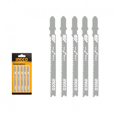 Набор полотен для электролобзика 5 шт, 74 мм. INGCO JBT1101B по дереву