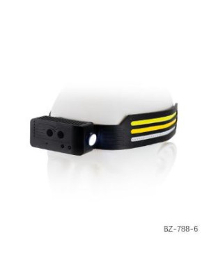 Фонарь налобный 29,2*4,2*3,5 см USB светодиодный BZ-788 Baizheng