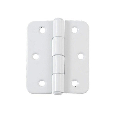 Петля накладная ПН5-60 полимер белая пакет (в упак 10шт) Ф