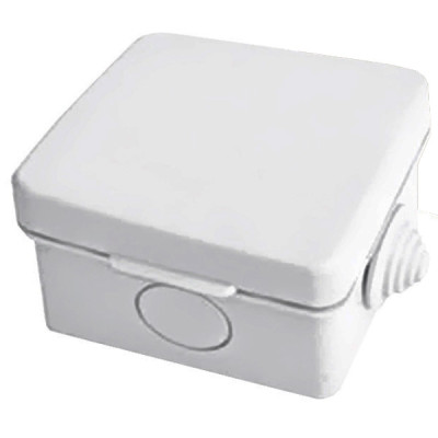 Коробка распаячная ОП 65х65х50мм, крышка, IP54, 4вх. TDM Коробка распаячная ОП 65х65х50мм, крышка, IP54, 4вх. TDM