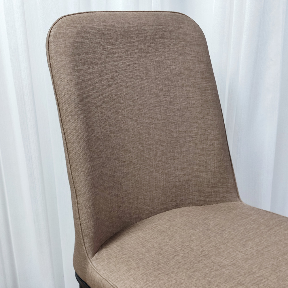 Стул металлический Baizheng 89×40×40 см, текстиль, коричневый, до 150 кг