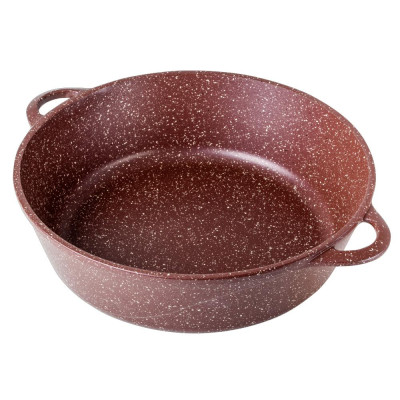 Жаровня алюминиевая 4,5 л 30*9,5 см Универсальная Шоколад Горница ж6030аш Жаровня алюминиевая 4,5 л 30*9,5 см Универсальная Шоколад Горница ж6030аш