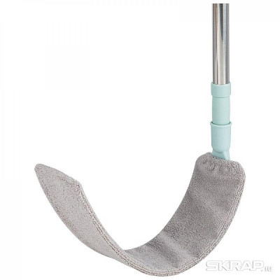 Швабра с насадкой из микрофибры узкая 90 см Рыжий кот Швабра с насадкой из микрофибры узкая 90 см Рыжий кот