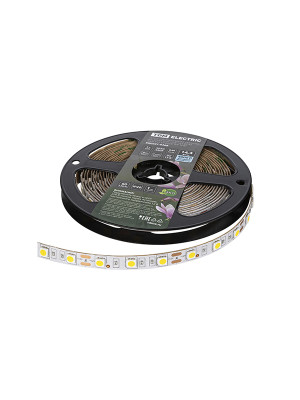Лента светодиодная SMD5050-60 LED/м-IP20-12 В-14,4 Вт/м-4000 К (упак/5м) блистер TDM