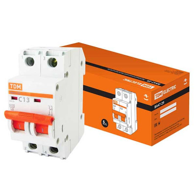 Автомат 2х-полюсной 13А 4.5кл Автомат 2х-полюсной 13А 4.5кл