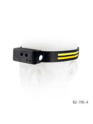 Фонарь налобный 29,2*3,1*3,5 см USB светодиодный BZ-788 Baizheng
