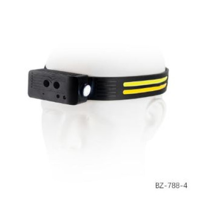 Фонарь налобный 29,2*3,1*3,5 см USB светодиодный BZ-788 Baizheng