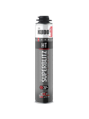 Клей-пена универсальный конструкционный профессиональный Superblitz HT всесезонный 1000мл Kudo Клей-пена универсальный конструкционный профессиональный Superblitz HT всесезонный 1000мл Kudo