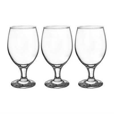 Набор стеклянный бокалов 3 пр 330 мл для пива Bistro Pasabahce Набор стеклянный бокалов 3 пр 330 мл для пива Bistro Pasabahce