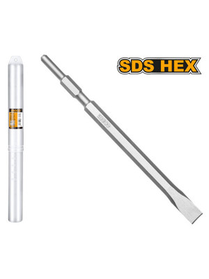 Зубило пика Hex 17x350х22 мм INGCO DBC0523501 Зубило пика Hex 17x350х22 мм INGCO DBC0523501