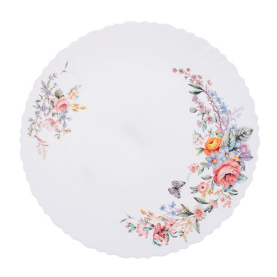 MILLIMI Дарина Тарелка подстановочная опаловое стекло 24см, 18136 MILLIMI Дарина Тарелка подстановочная опаловое стекло 24см, 18136