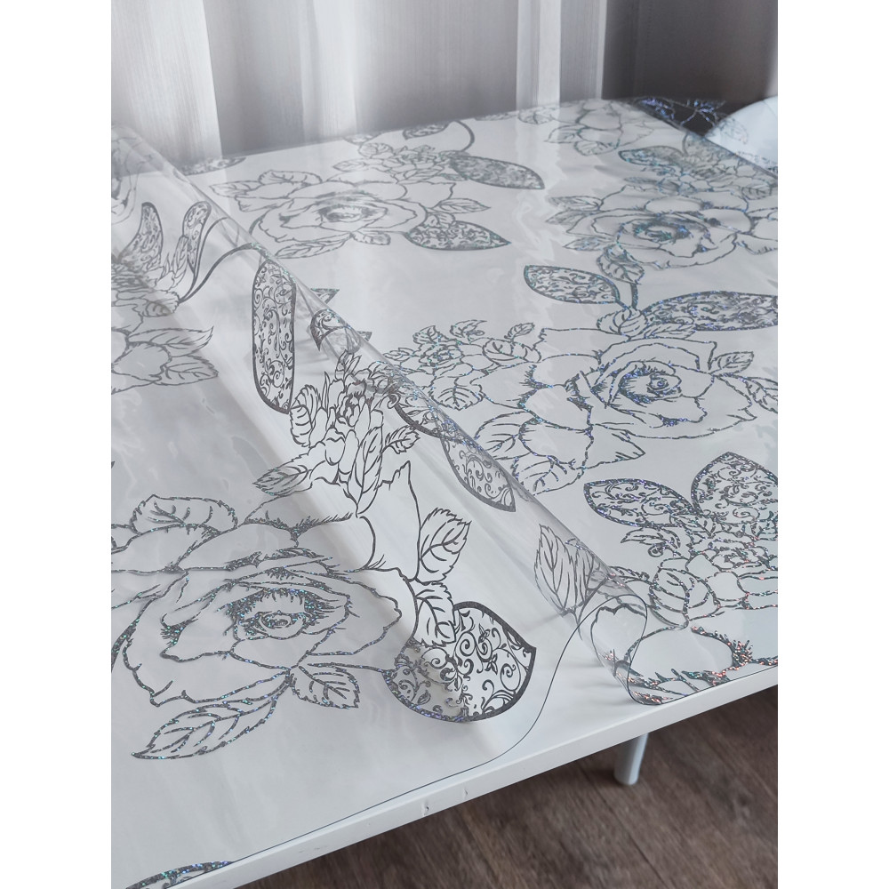 Клеенка силиконовая 0,8*20 м 0,6 мм BZ-1059-80CM Baizheng